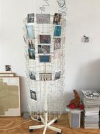 Vintage KAARTENSTANDAARD voor 100 kaarten - draaiend op wiel, Ophalen