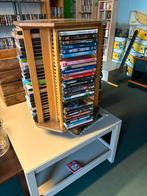 Draaiende CD/DVD Toren - Houten Opbergrek, Huis en Inrichting, Woonaccessoires | Cd- en Dvd-rekken, Ophalen, 75 tot 150 discs