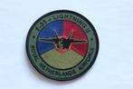 patch f-35  royal Netherlands air force  green, Verzamelen, Verzenden, Luchtmacht, Nederland, Embleem of Badge