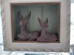 Unieke 3D Schilderijlijst met Herten, Ophalen of Verzenden