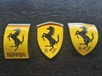 3 originele Stickers van Ferrari, Ophalen of Verzenden, Zo goed als nieuw, Transport