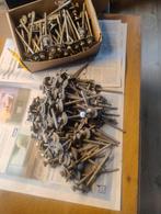 165 roestvrijstalen  golfplaat schroeven, Gebruikt, Schroeven, Ophalen of Verzenden, Minder dan 50 mm