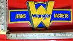 Vintage sticker Wrangler Jeans and Jackets Logo, Ophalen of Verzenden, Zo goed als nieuw