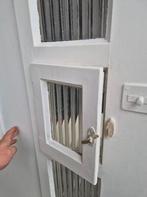 VOORDEUR-Jaren 30 met raampje, Doe-het-zelf en Verbouw, Deuren en Horren, Ophalen, Gebruikt, 80 tot 100 cm, Buitendeur