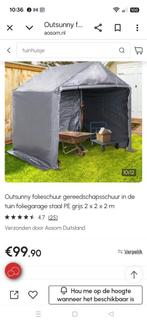 Aangeboden Nieuwe Folieschuur/ Schuur voor Fietsen, Schuur, Nieuw, Zonder ramen, Ophalen