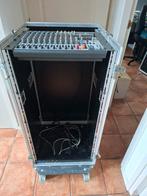 Behringer X1632USB Mixer met Flightcase, Ophalen of Verzenden, Zo goed als nieuw, 10 tot 20 kanalen, Microfooningang