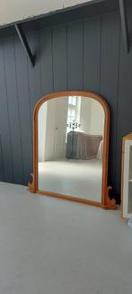 Grote Spiegel met Grenen Rand, Ophalen, Gebruikt, 100 tot 150 cm, 125 cm of meer
