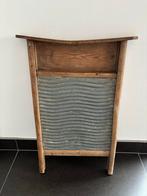 Leuk antiek zinken Wasbord / Schrobbord, Antiek en Kunst, Ophalen of Verzenden