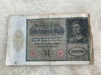 Reichsbanknote Duitsland Zehntausend Mark 1922, Ophalen of Verzenden, Duitsland, Los biljet