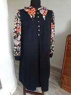 Vintage jurk, Kleding | Dames, Jurken, Ophalen of Verzenden, Zo goed als nieuw, Zwart, Onder de knie