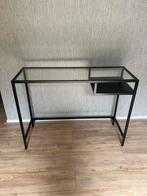 Vittsjo ikea bureau zwart/glas, Ophalen, Zo goed als nieuw