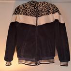 Zachte jas met panterprint - Maat M/L, Ophalen of Verzenden, Zo goed als nieuw, Maat 38/40 (M), Zwart