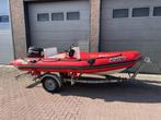 Zodiac Pro 420 Rib boot, Watersport en Boten, Rubberboten, Ophalen, Gebruikt, Zodiac, Benzine