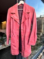 Leren jas - Maat M, Ophalen of Verzenden, Gedragen, Maat 38/40 (M), Roze