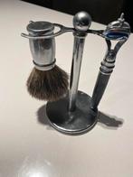 Razor MD Chrome scheerset scheerkwast nieuw, Nieuw, Overige typen, Ophalen of Verzenden