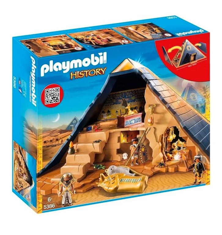 Playmobil History Piramide, Kinderen en Baby's, Speelgoed | Playmobil, Zo goed als nieuw, Complete set, Ophalen of Verzenden