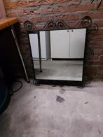 Zwarte Ikea spiegel - op te halen, Huis en Inrichting, Woonaccessoires | Spiegels, Ophalen, Gebruikt, 100 tot 150 cm, Rechthoekig