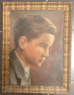 Olieverf op doek - kinderportret, Ophalen of Verzenden