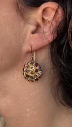 Edelsteen luxe 14k gouden oorbellen amethist topaas spinel, Sieraden, Tassen en Uiterlijk, Oorbellen, Hangers, Voordeelsieraden