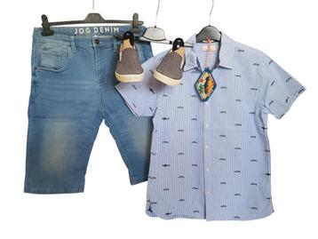 Fijne blauwe C&A jog denim short maat 176.  beschikbaar voor biedingen