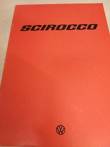1977 Nederlands Volkswagen Scirocco 1 folder óók kleuren  beschikbaar voor biedingen