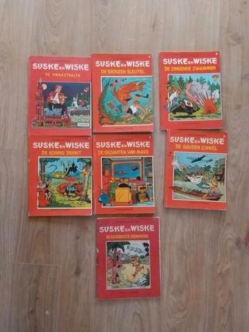 Suske en Wiske eerste druk gekleurd ongekleurd blauw rood beschikbaar voor biedingen