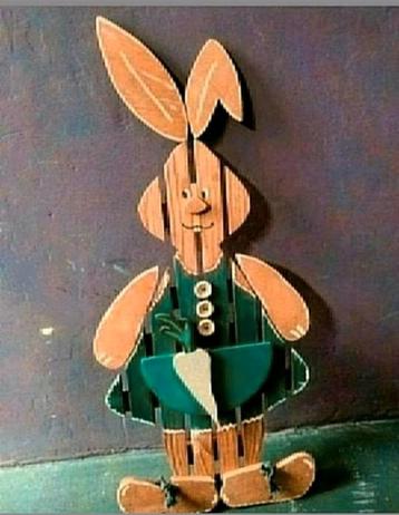 Paashaas,hout,haas,dier,Pasen,bos,schildpad,decoratie,deco beschikbaar voor biedingen