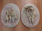 2 Meissen 3D porseleinen wand plaquettes, Antiek en Kunst, Antiek | Porselein, Ophalen of Verzenden