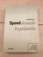 Handboek Spoedeisende Psychiatrie, Boeken, Ophalen of Verzenden, Zo goed als nieuw