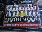 Tinnen Wandplaat AJAX Seizoen 1973  20 x 30 cm, Sport en Fitness, Maat XL, Verzenden, Nieuw, Overige typen