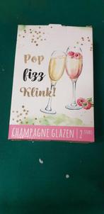 champagne glazen 2 stuks, Verzamelen, Ophalen of Verzenden, 'T Olde Gre-j, Info@toldegrej.nl, Endepoelstraat 20f Didam