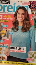 Simply Breien februari/maart 2019, Ophalen of Verzenden, Gebruikt, Breien, Patroon of Boek