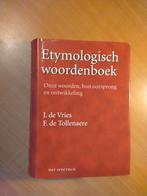 Etymologisch woordenboek. Onze woorden, hun oorsprong ...., Ophalen of Verzenden, Zo goed als nieuw, Overige uitgevers