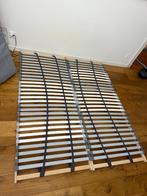 2 persoons bedframe, Ophalen, Wit, Tweepersoons, 160 cm