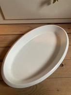 LE CREUSET OVENSCHAAL WIT, Ophalen of Verzenden, Gebruikt, Gietijzer, Koekenpan of Braadpan