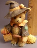 Cherished Teddies Gretel halloween, Verzamelen, Beren en Cherished Teddies, Ophalen of Verzenden, Zo goed als nieuw, Beeldje, Cherished Teddies