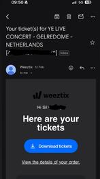 2 Kanye West Gelredome Golden Circle Tickets, Tickets en Kaartjes, Twee personen