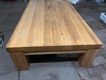 Salontafel eikenhout — als nieuw!!! beschikbaar voor biedingen