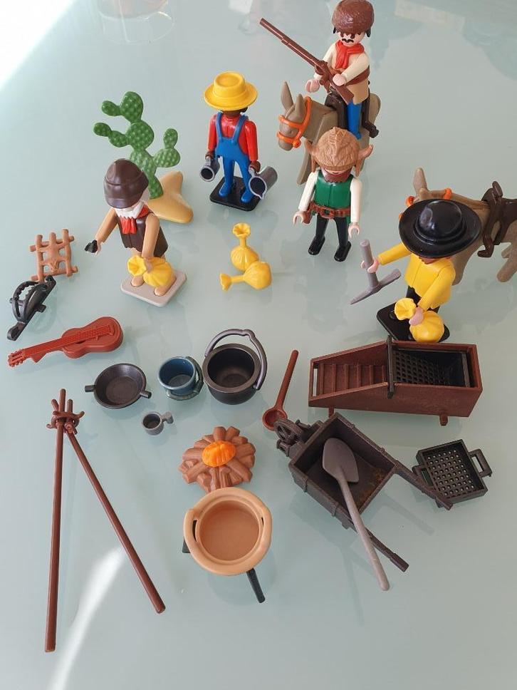 Playmobil vintage goudzoekerskamp, Kinderen en Baby's, Speelgoed | Playmobil, Gebruikt, Complete set, Verzenden