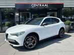 Alfa Romeo Stelvio 2.0 T AWD Super 280PK|Pano|Harman/Kardon|, Auto's, Alfa Romeo, Automaat, Zwart, 4 cilinders, Wit