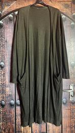 Lange khaki kleurige vest 46 met grote steekzakken 19,99€, Maat 46/48 (XL) of groter, Ophalen of Verzenden, Zo goed als nieuw