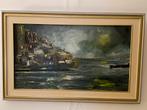 Schilderij van Manarola, Italy, 50-70 cm, Ophalen of Verzenden