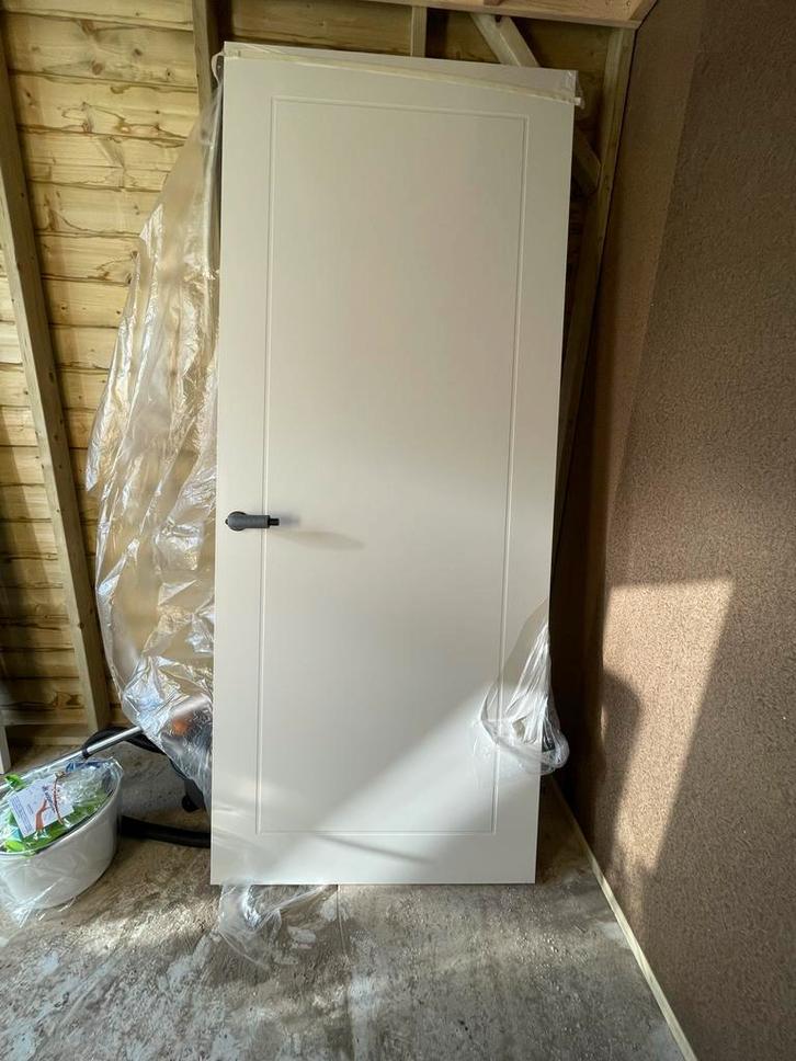 Nieuwe Svedex Binnendeur + Kozijn - Alpine Wit, Huis en Inrichting, Tafelonderdelen, Nieuw, 200 cm of meer, 50 tot 100 cm, Metaal