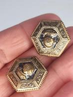 Antiek Georgian messing oorbellen, Antiek en Kunst, Ophalen of Verzenden