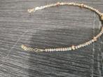 14 k tricolor armband met balletjes 4,3 gram, Ophalen of Verzenden, Nieuw, Goud, Goud