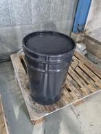 Metalen zwarte opslag tonnen, Tuin en Terras, Regentonnen, Ophalen, Gebruikt, N.v.t., N.v.t.