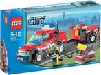 Lego city brandweer pick-up truck 7942, Ophalen of Verzenden, Zo goed als nieuw, Complete set, Lego