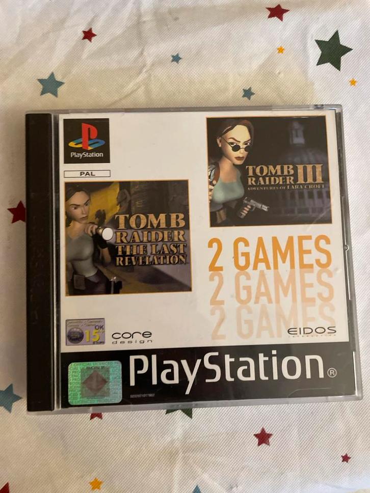 Tomb Raider Last Revelation + Tomb Raider 3 - PS1, Spelcomputers en Games, Games | Sony PlayStation 1, Gebruikt, Avontuur en Actie