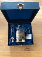 Rusland luxe cassette -glas en lepel, Ophalen of Verzenden