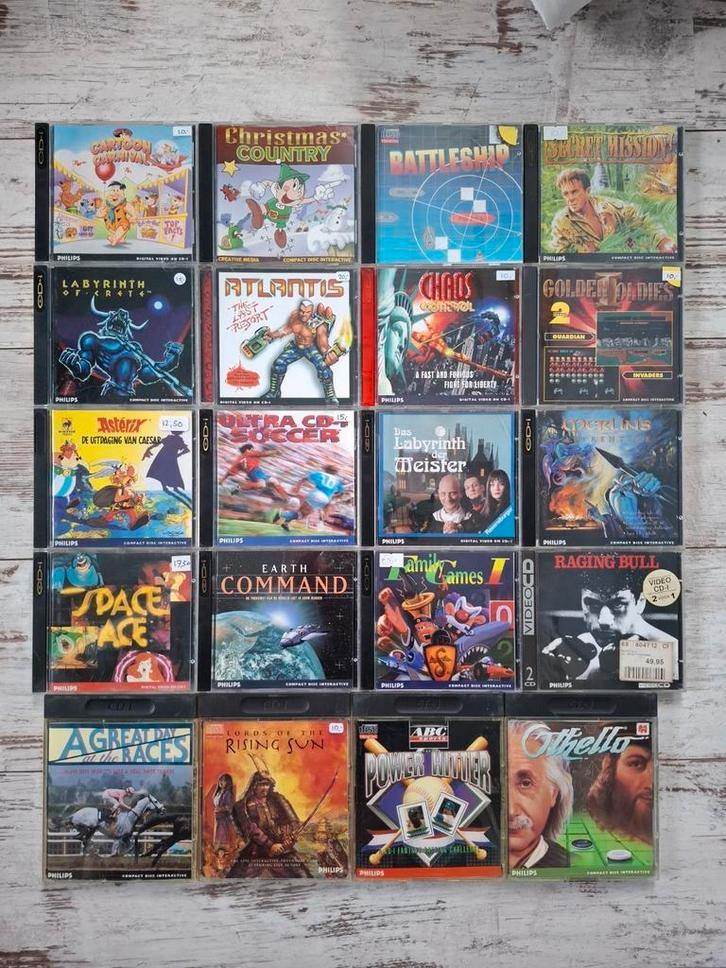 20 Philips Cdi games, losse verkoop, Spelcomputers en Games, Games | Overige, Zo goed als nieuw, Vanaf 3 jaar, Ophalen of Verzenden